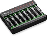 HiQuick 8 x AA Rechargeable Batteries with Charger Type-C 8 slots 2800mAh view 2