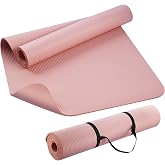 KEEP Extra Thick NBR Yoga Mat for Women &amp; Men, 10mm Thick, 72&rdquo;x32&rdquo; Large Exercise Mat with Non-Slip Workout Mat for Yoga, Pilates, Stretching, Meditation &ndash; Wide &amp; Cushioned Fitness Mat