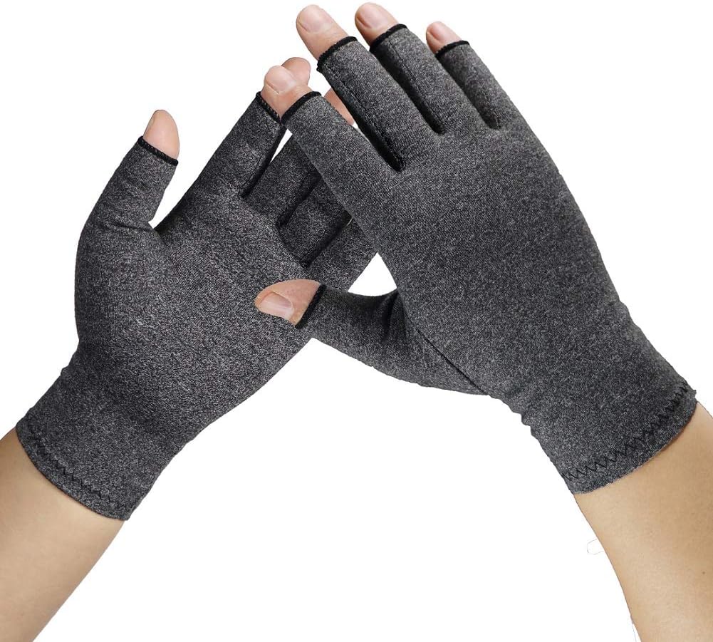 Arthritis Gloves -Compression Gloves for Arthritis for Women and Men - Gloves for Arthritic Hands,Carpal Tunnel Aches, Rheumatoid Pain and Computer Typing (1 Pair) (Small)