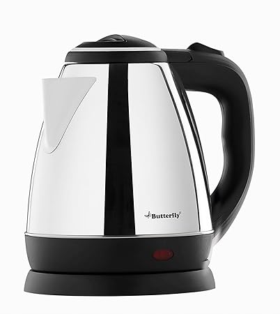 Butterfly EKN 1.5-Litre Water Kettle (Silver with Black)