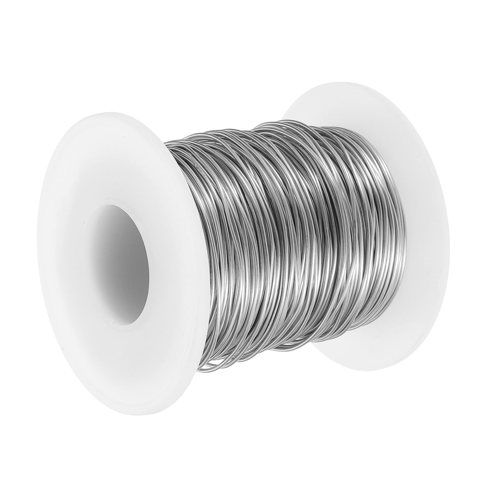 PATIKIL 20 Gauge Jewelry Copper Wire, 45m/147.6Ft Spool Pure Copper Wire Craft Wire Tarnish Resistant Copper Beading Wire for Jewelry Making Supplies, Silver