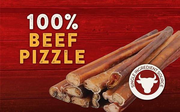 REWARDABLES BULLY STICKS, LARGE, SINGLE-INGREDIENT, PREMIUM, ALL-NATURAL GRASS-FED BULL STICK, LONG LASTING DOG CHEW FOR AGGRESSIVE CHEWERS – 6.25 OZ | FOR MEDIUM TO LARGE DOGS