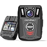 Rexing P1 Body Worn Camera, 2” Display 1080p Full HD, 64G Memory,Record Video, Audio & Pictures,Infrared Night Vision,Police 