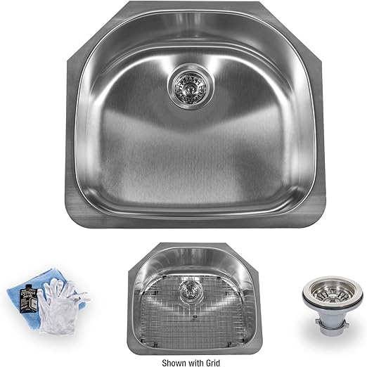 miseno mss2421 C 23 – 1/10,2 cm Undermount solo cuenca para fregadero