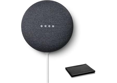 Google Nest Mini Bluetooth Speaker, Japan Model, Multi Language with English Compatibility Assistant (2nd…