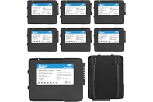 LIENIAO 8 Pack for Zebra Scanner Battery TC77 BT-000318 [New Version 4800mAh] for Zebra TC77 Battery TC70 TC70x TC72 TC75 TC75x TC700H TC700K TC77HL TC720L Barcode Scanner BT-000318-01