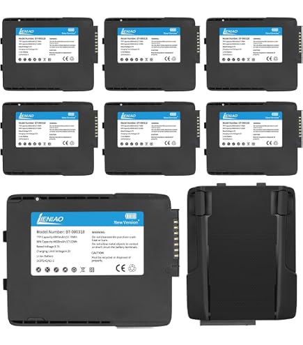 Amazon.com: 12 Pack for Zebra Scanner Battery TC77 BT-000318 [New