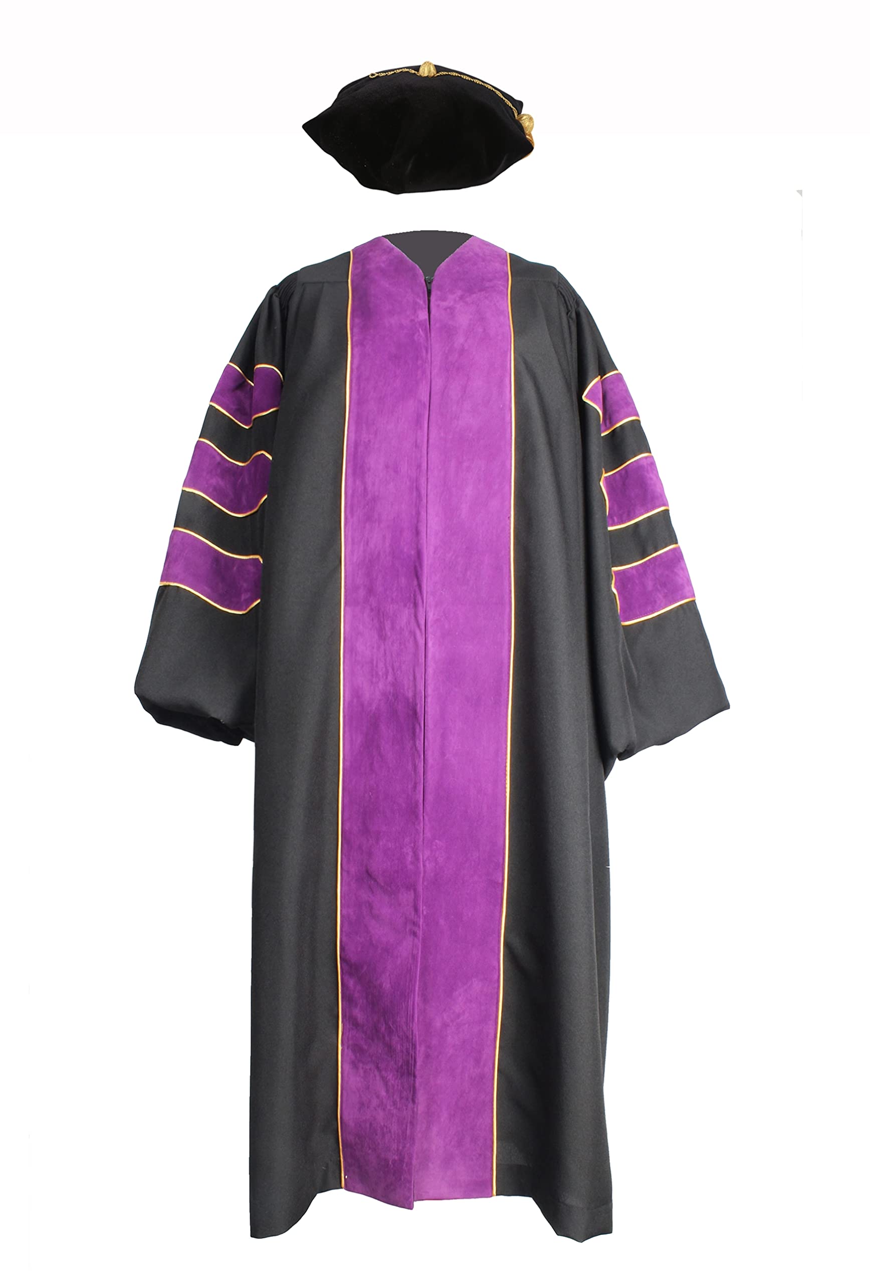 MyGradDay Unisex Deluxe Doctoral Graduation Gown