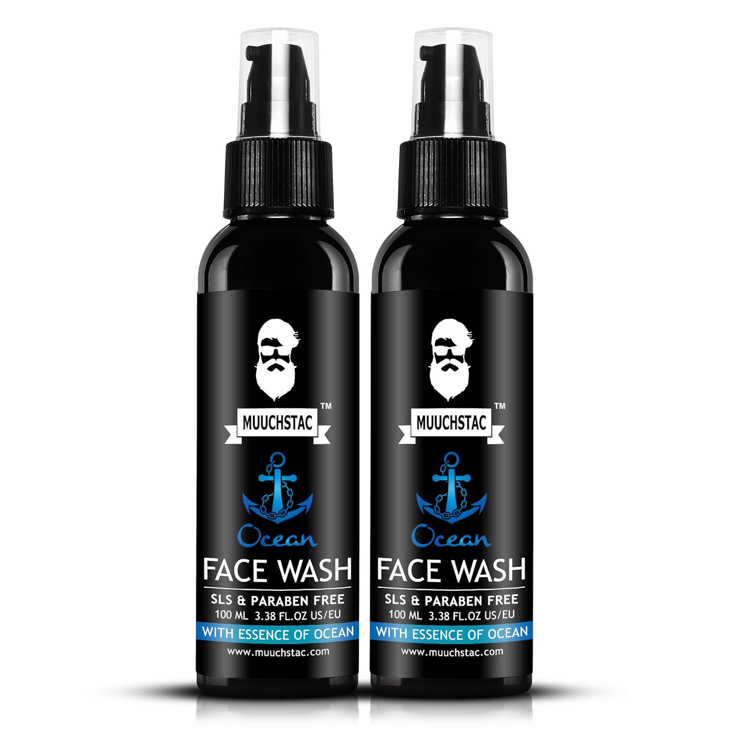 mustache face wash
