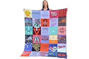 Project Repat Custom T-Shirt Quilt Gift Card | Keep Memories Alive and Gift for Graduation, Birthday, Father's or Mother's Day or Any Special Occasion