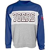 Blue 84 NBA Officially Licensed Colorblock Crewneck Sweatshirt