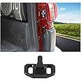 Tailgate Lock Buckle Replacement Fit for Toyota FJ Cruiser 2003-2021, Prado 2003-2021,Lexus GX460 GX470 2003-2021, RAV4 2006-2012, Tail Door Latch Protection Trim Cover Reduce Abnormal Noise(Black)