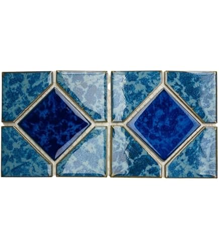 seaページ Fujiwa Porcelain Swimming Pool Waterline Tile - SEKIS-621