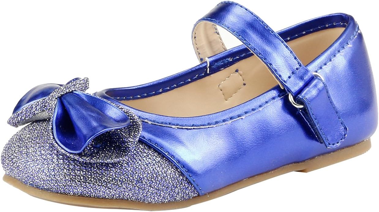 girls blue dress shoes