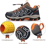 UOVO Boys Trainers Water Resistant Low-Top Kids Shoe Navy Orange Size 12.5 view 2