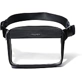 Baggallini Clear Stadium Belt Bag Black One Size
