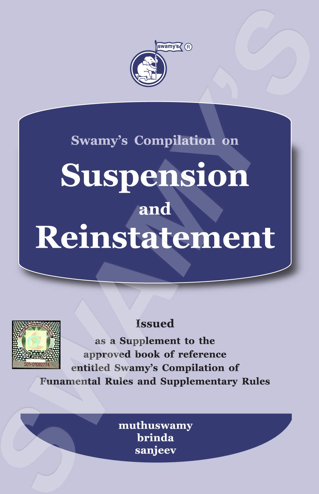 Swamy’s Compilation on Suspension and Reinstatement