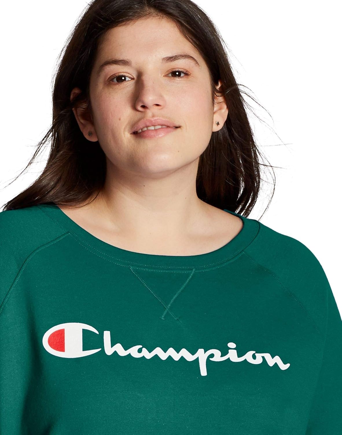 champion women's fleece boyfriend crew sweatshirt