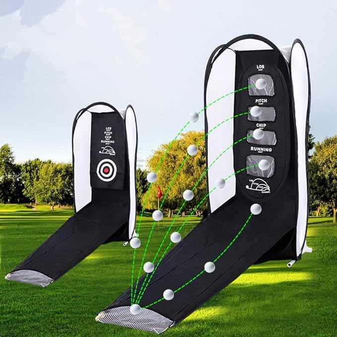 YXZN Portable Golf Practice Net Golf Chipping Pitching Cages Indoor