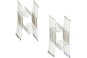 Xinlinke Lot10 Small Size Invisible Wall Plate Hanger Decorative Dish Display Holder 6 Inches