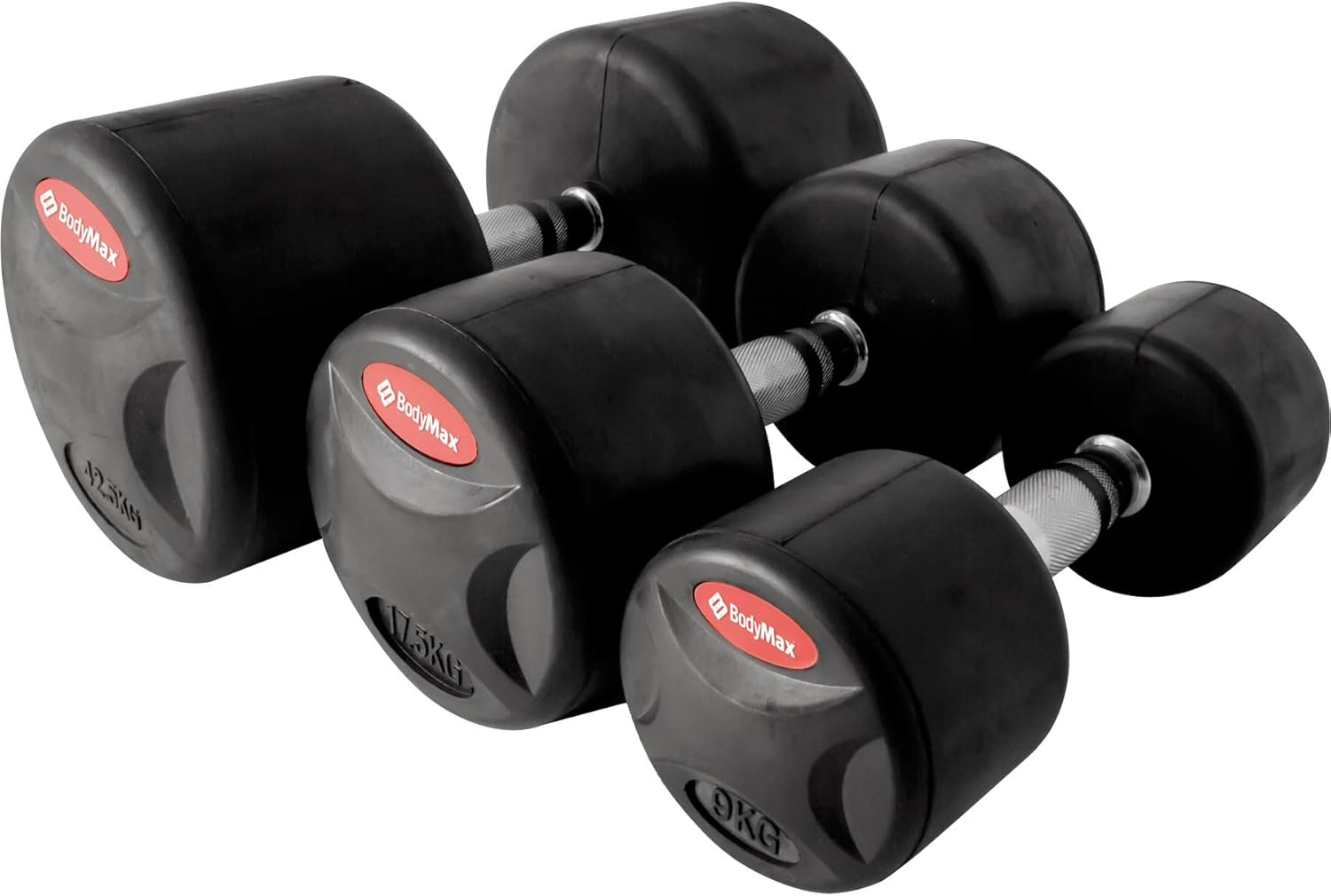 Bodymax Pro Rubber II Dumbbells 2 x 20kg Amazon.co.uk Sports & Outdoors