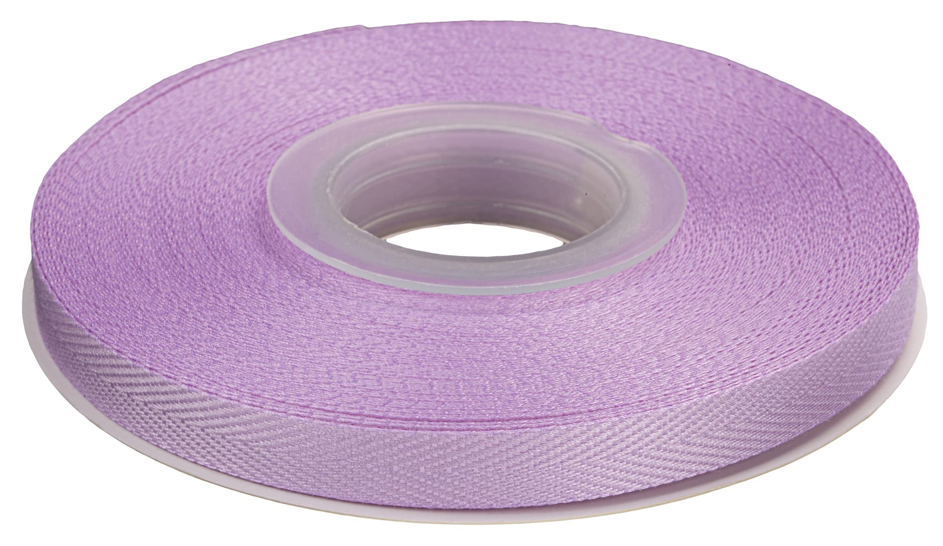 Joycrosso Herringbone Tape Twill Ribbon Soft Handle, Great for Gift Wrapping Craft Sewing, 9mm x 22 Meters - Lt.Orchid