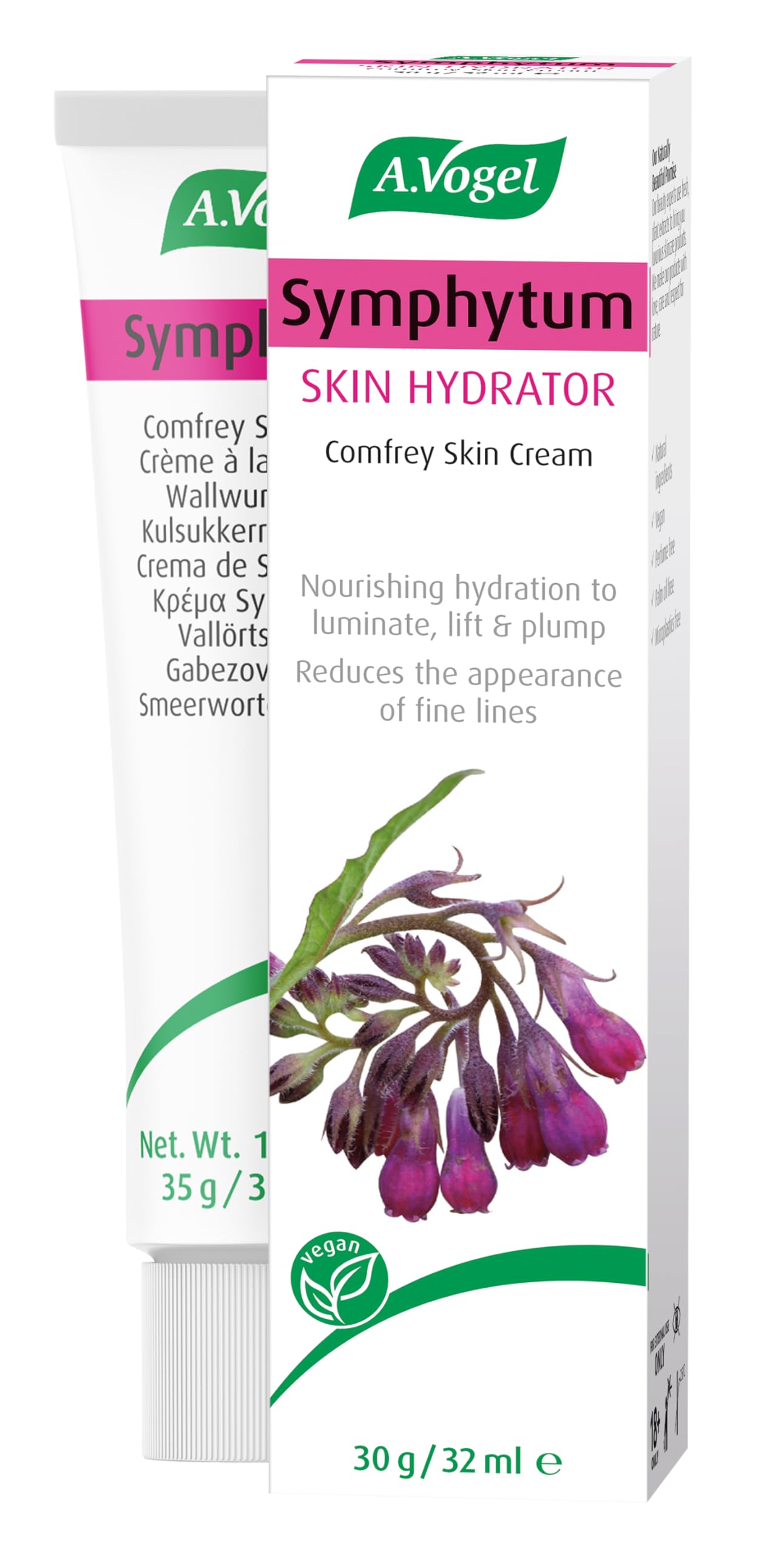 A.Vogel Comfrey Symphytum Cream | Day & Night Cream for Women & Men | Naturally Reduces the Appearance of Ageing, Fine Lines & Wrinkles | 30g