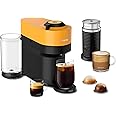 Nespresso Vertuo Pop+ by De'Longhi with Aeroccino, 1500 watts, Mango Yellow