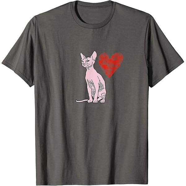 Hairless Cat Definition Sphynx Cat Dad Mom Lover Gift T-Shirt (Black, 2XL) - 50% Cotton - View #10