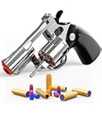 Toy Gun-Soft Bullet Western Cowboy Prop Revolver Gun Plastic Play Guns Pistol for Kids Boys Age 8+ Foam Blaster CS Toy Rifle Sniper Small Hand Gun Cosplay Shoot Games