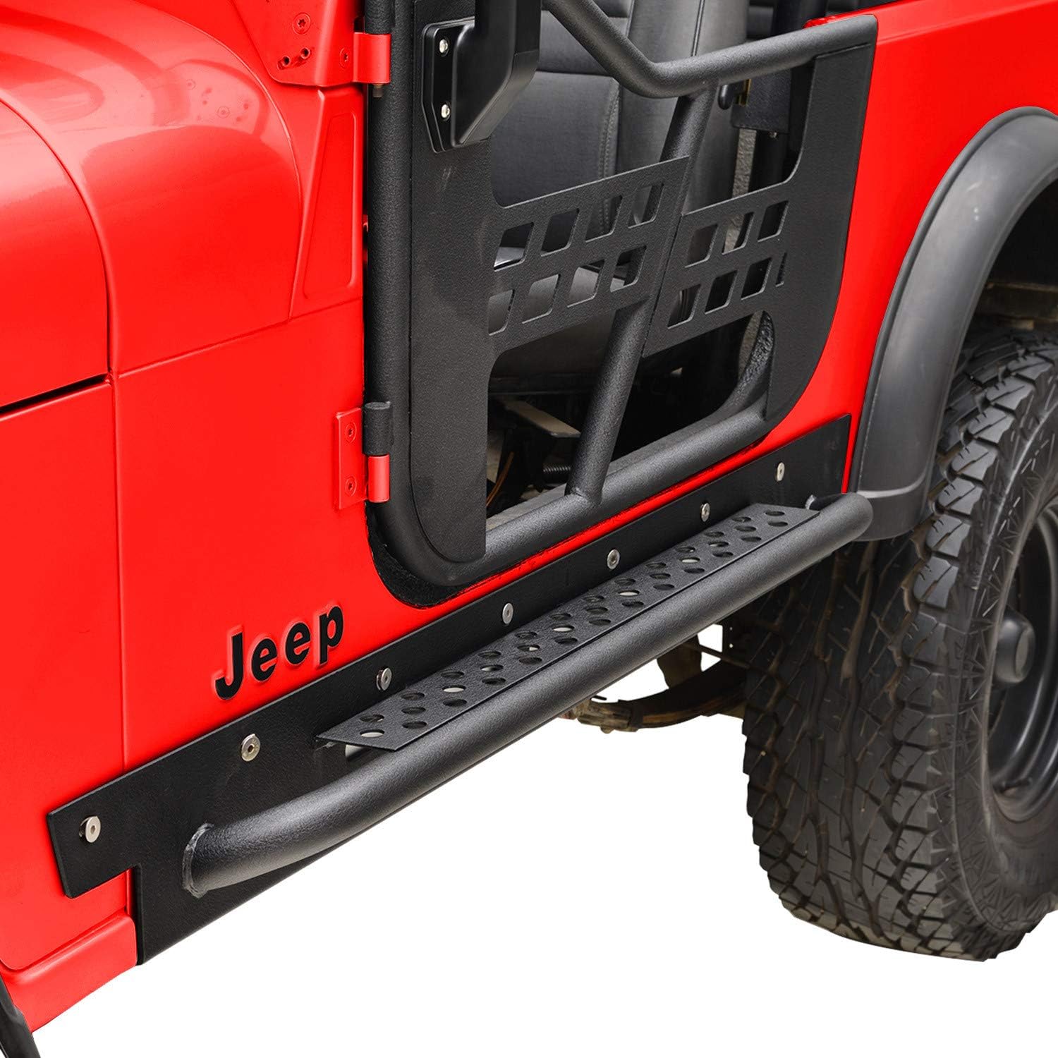 KML Steel Rocker Guard with Step Running Boards Fit for 76