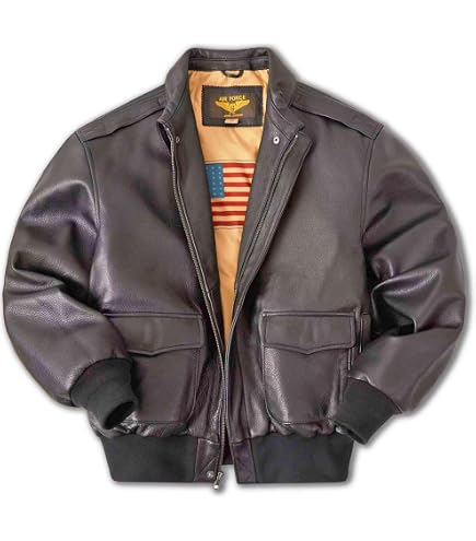 Aviator G-1 Men Distressed Real Leather Bomber Flight Jacket (XS