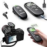 for Nikon Camera Wireless Rechargeable Timer Shutter Release Remote Control | with LCD &amp; Interval Timer for Nikon Z9, Z8, Z6 III, Z6 II, Z7 II, Z5, D850, D750, D780, D810, D500, D5600, D7500, P1000
