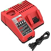 Bakipante 3A Rapid Charger Replacement for Mil-wau-kee M-12&M-18 48-59-1812 48-59-1808 Battery Charger Compatible with Mil-wa
