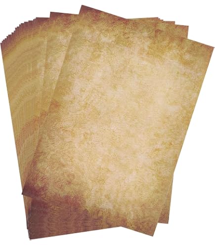 Papyrus Égyptien 15x20cm - 25 Feuilles Pour Art Et Scrapbooking