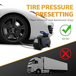VacLife AC/DC 2-in-1 Tire Inflator - Portable Air