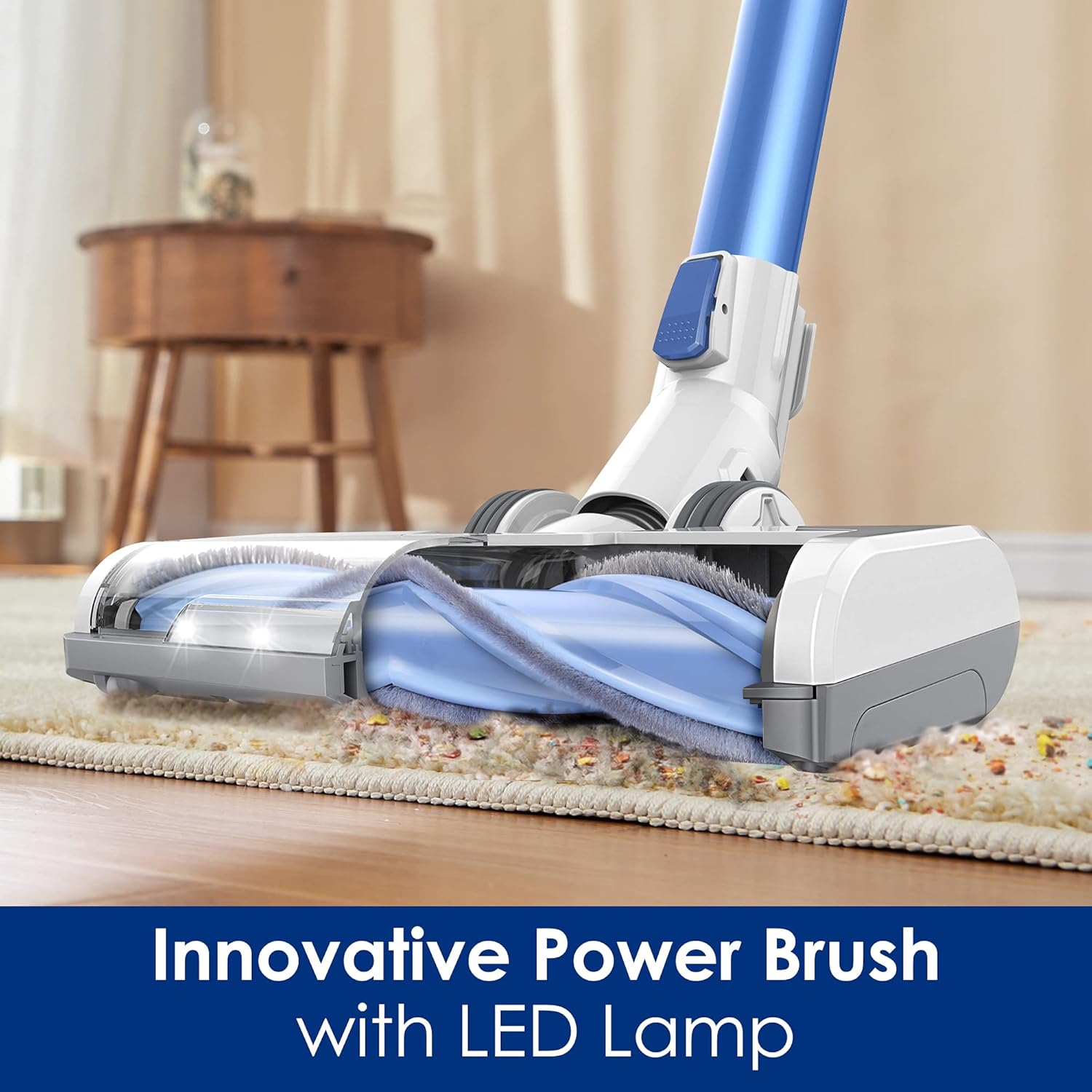 Tineco A10 Hero Cordless Stick/Handheld Vacuum Cleaner with Wall Mount, Super Lightweight with Powerful Suction for Carpet, Hard Floor & Pet - Space Blue -