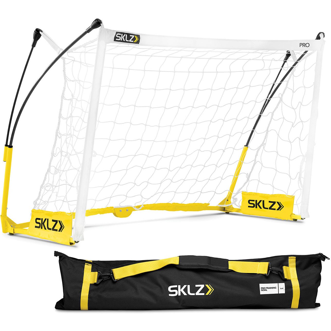 SKLZ Pro Training Lightweight Portable Soccer Goal and Net 6’x4’