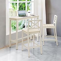 Cozyman Outdoor Bar Height Table and Chairs Set, 3