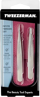 Tweezerman Petite Tweeze Set Slant Point Mini Travel Purse Assorted Colors view 6