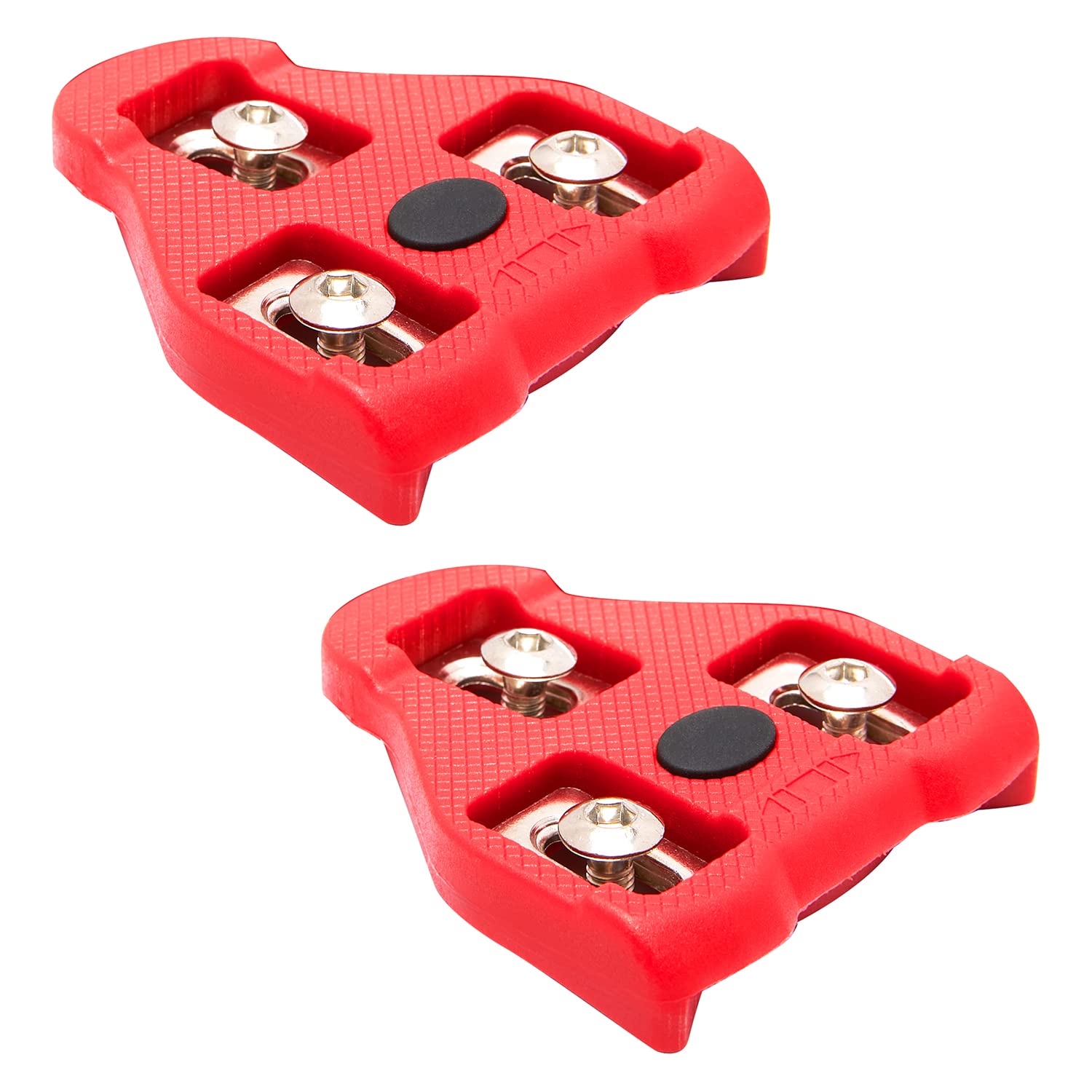 Bike Cleats Compatible with Peloton Look ARC Delta - Indoor Cycling & Road Bike Bicycle Cleat Set - Fully Compatible with Peloton Pedals and Delta Clips (9 Degree Float) All Red Rhombus