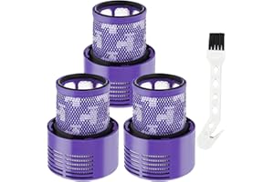 V10 Vacuum Filter Replacement Compatible with Dyson Cyclone V10 Absolute Animal Motorhead Total Clean, Replaces Part # 969082