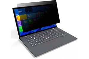 Targus 4Vu Privacy Screen Filter for 14-Inch Widescreen (16:9 Ratio) Laptop Computer, Landscape/Portrait View, Blue Light Fil