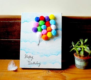 canvas greeting card