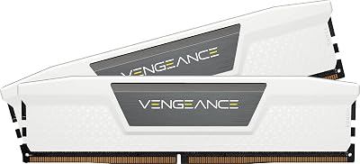 Corsair Vengeance DDR5 RAM 32GB (2x16GB) 6000MHz CL36 Intel XMP White