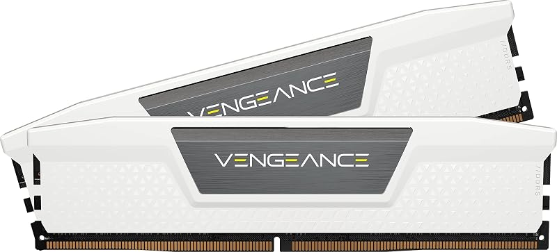 Corsair Vengeance 64GB DDR5 RAM 2x32GB 5200MHz CL40 iCUE XMP White