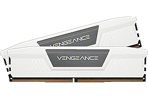 CORSAIR VENGEANCE DDR5 RAM 32GB (2x16GB) 6000MHz CL36 Intel XMP iCUE Compatible Computer Memory - White (CMK32GX5M2E6000C36W)