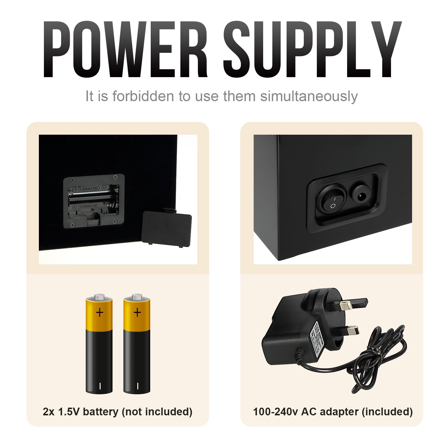 Automatic Watch Winder Box Luxury Wooden for 2 Wrist Watches + 2 Storage Case