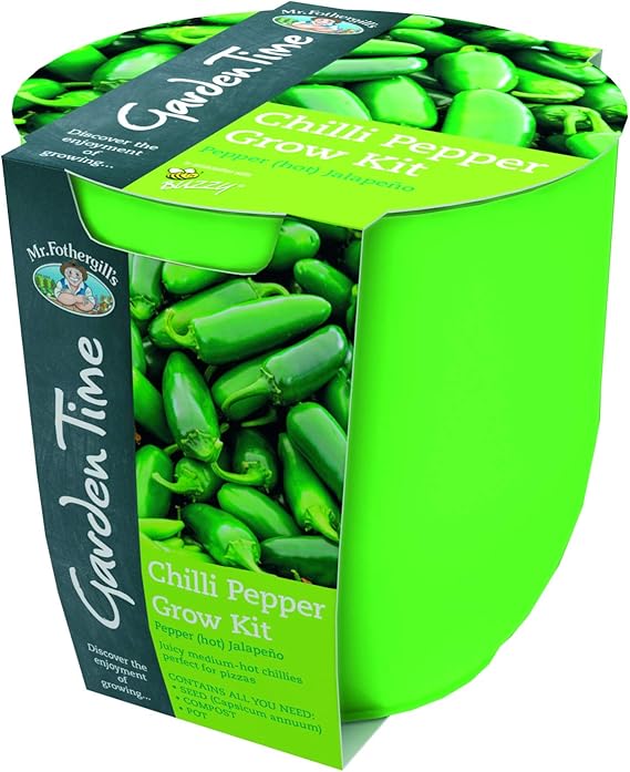 Mr Fothergill's Chilli Growing Kit"Hot" Jalapeno Pepper Seed, Green, 14