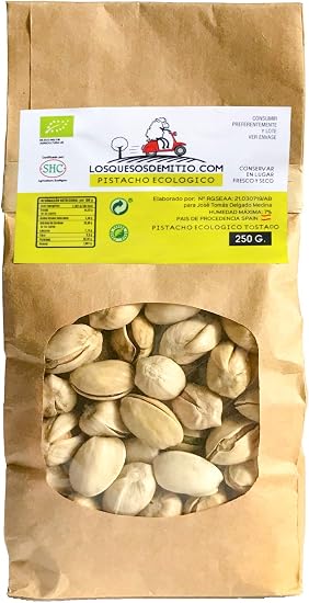 Pistacho Ecológico tostado con un toque de sal, cultivado en ...